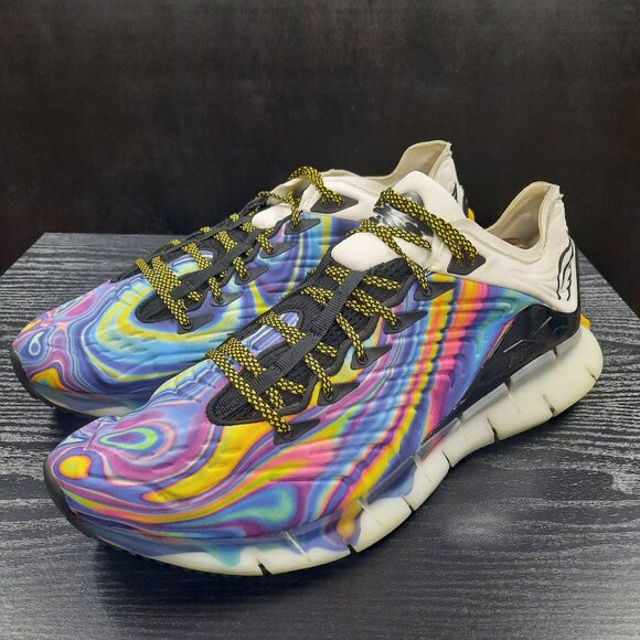 Reebok Zig Kinetica II Men's Running Shoes Size 12 2020 Peace Day Style FX3363 - Picture 1 of 9
